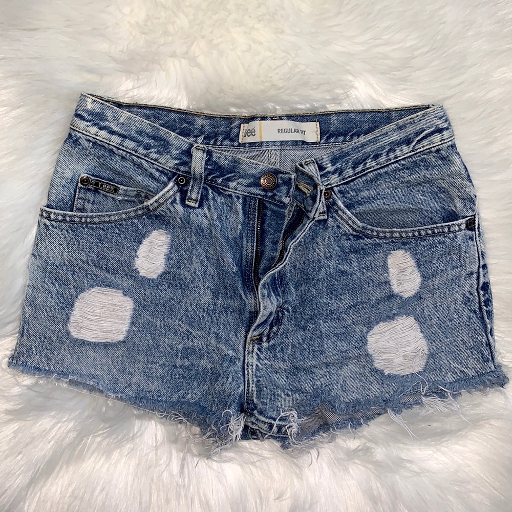 LEE Light Wash Denim Short